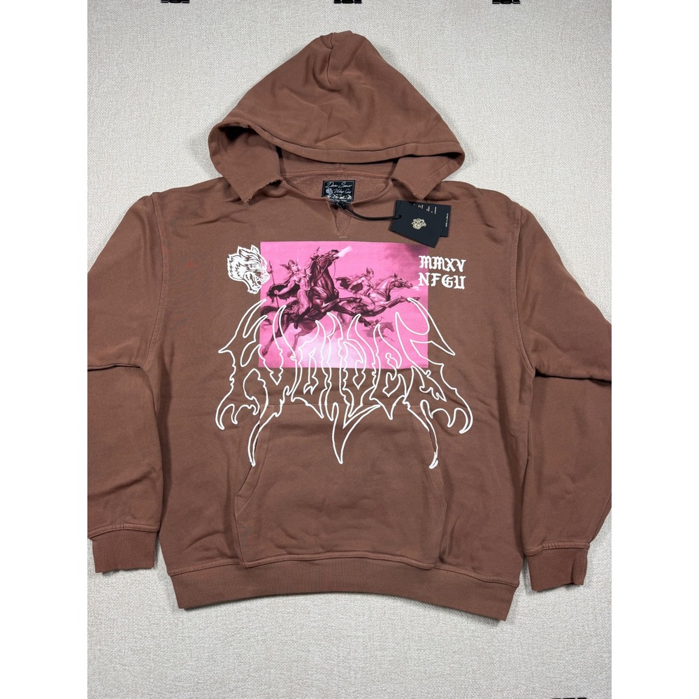 Darc Sport Valkyrie Vintage Dempsey Hoodie Norse Brown Mens Sz Large NWT